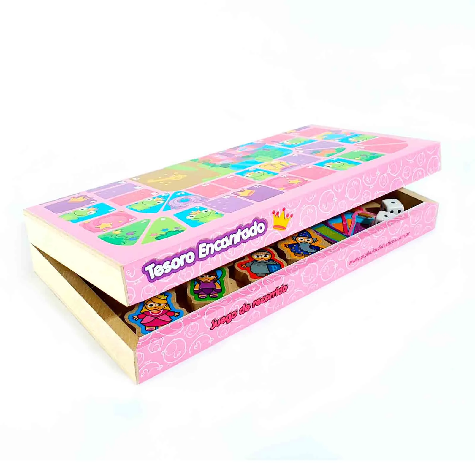 caja abierta de tesoro encantado