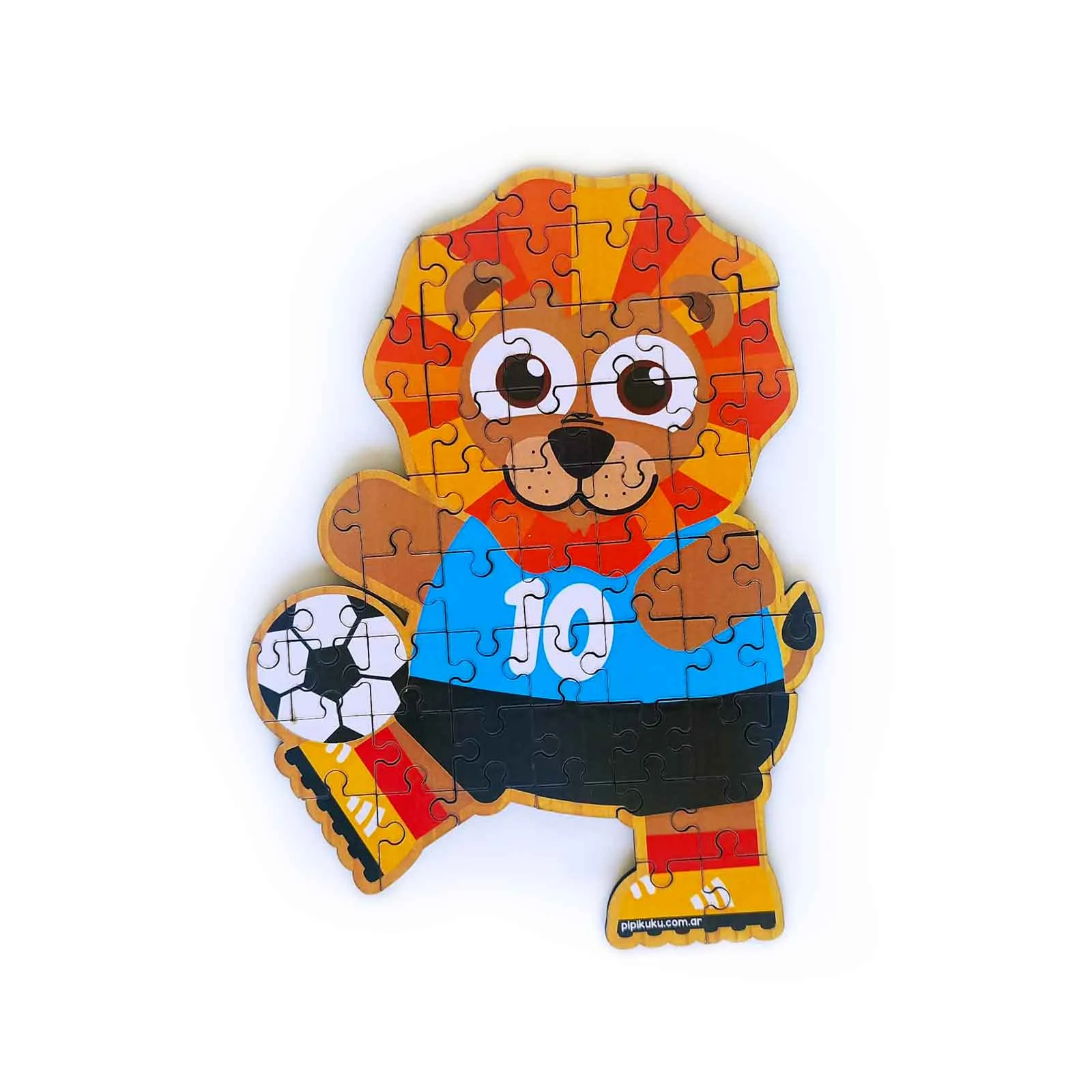 rompecabezas de madera e iman de 4 piezas dinosaurios