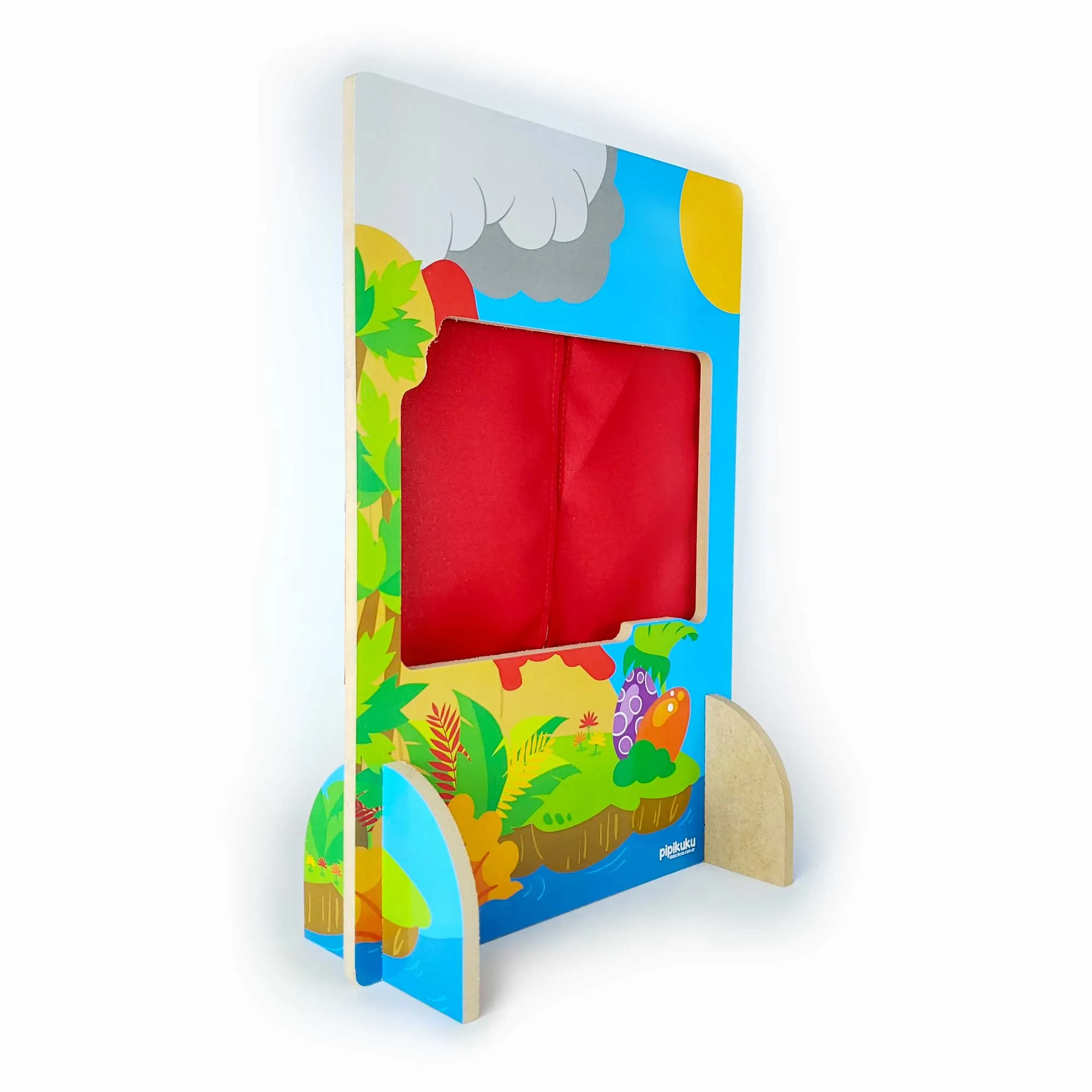 teatro de titeres de dedo jurasico